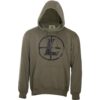 Leupold Distressed Reticle Hoodie Ash Green XL - Precision Shot Firearms
