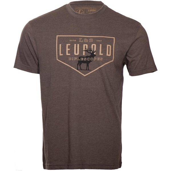 Leupold Bull Elk Short Sleeve Shirt Espresso M - Precision Shot Firearms