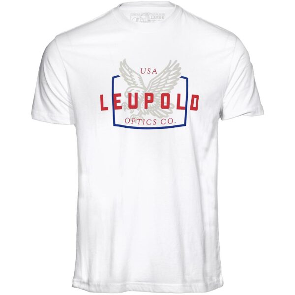 Leupold Eagle Short Sleeve Shirt White XL - Precision Shot Firearms
