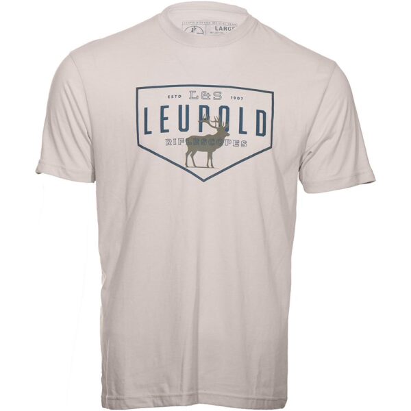Leupold Bull Elk Short Sleeve Shirt Sand M - Precision Shot Firearms