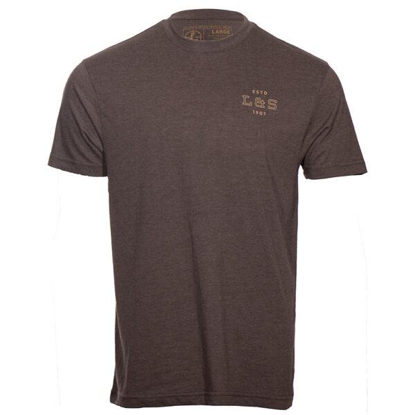 Leupold L&S Heritage Short Sleeve Tee Espresso L - Precision Shot Firearms