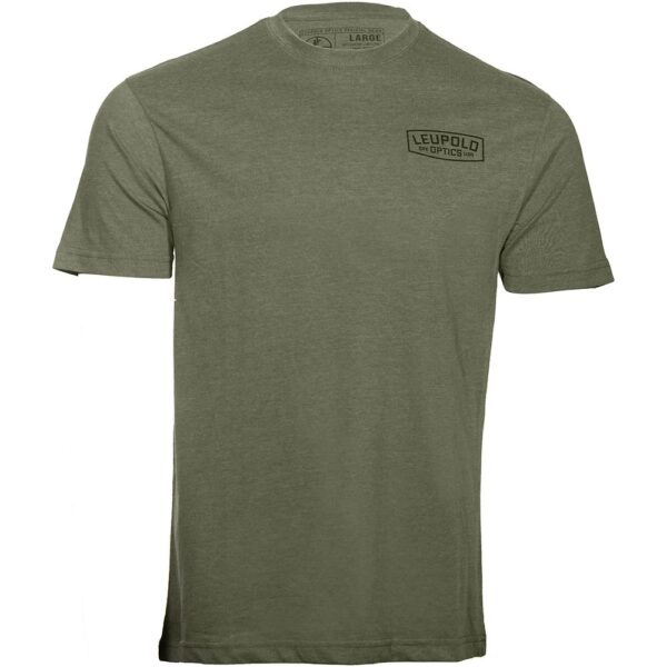 Leupold Badge Short Sleeve Shirt Light Olive XL - Precision Shot Firearms