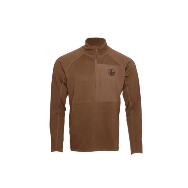 Leupold Velum 1/2 Zip Fleece Otter S - Precision Shot Firearms