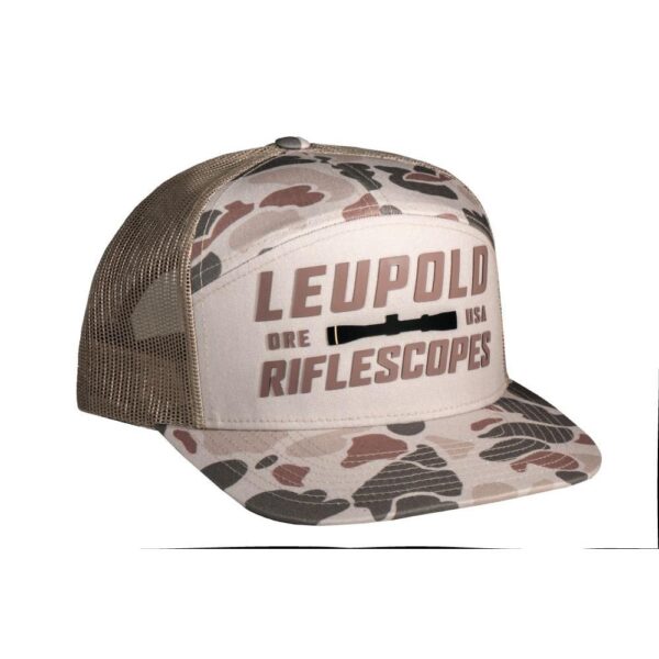 Leupold 7 Panel Trucker Light Tan/Harvest Duck Camo - Precision Shot Firearms