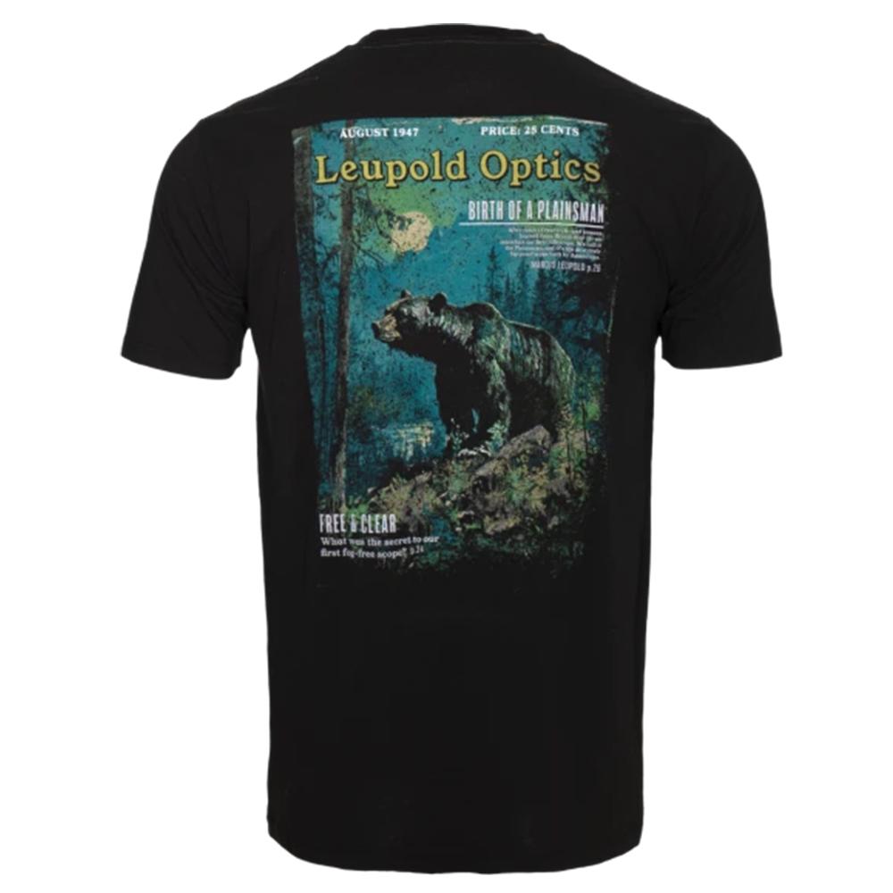 Leupold Magazine Short Sleeve Shirt Black 2XL - Precision Shot Firearms