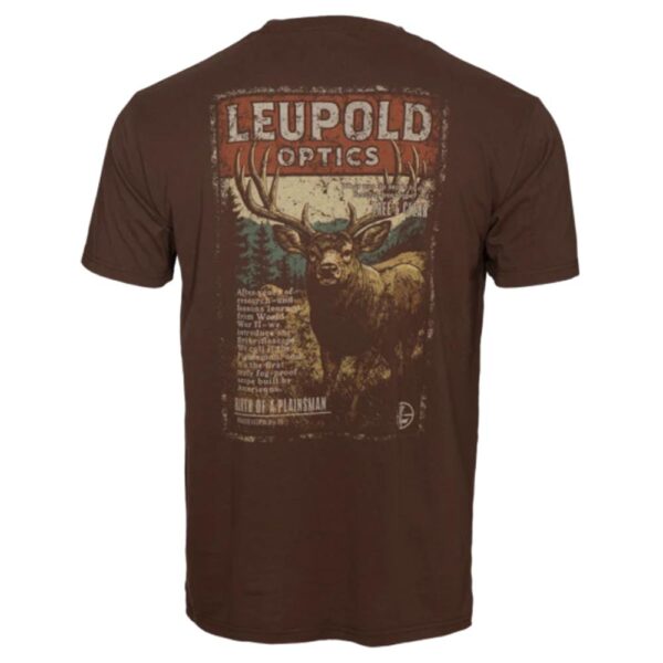 Leupold Magazine Short Sleeve Shirt Brown Heather S - Precision Shot Firearms