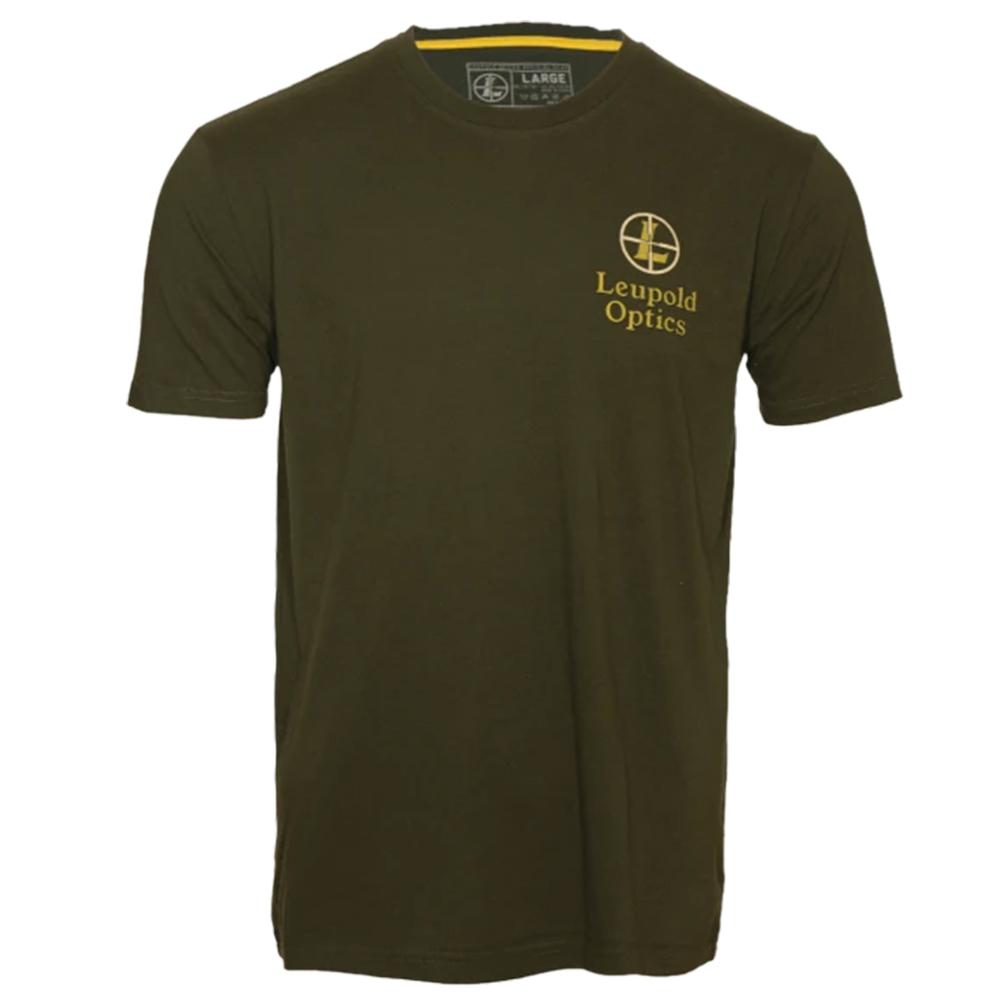 Leupold Magazine Short Sleeve Shirt Dark Olive L - Precision Shot Firearms