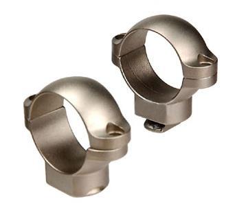 Leupold 2-Piece STD Windage Adjustable Steel Rings 1" Medium Silver - Precision Shot Firearms