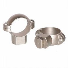 Leupold 2-Piece STD Windage Adjustable Steel Rings 1" High Silver - Precision Shot Firearms