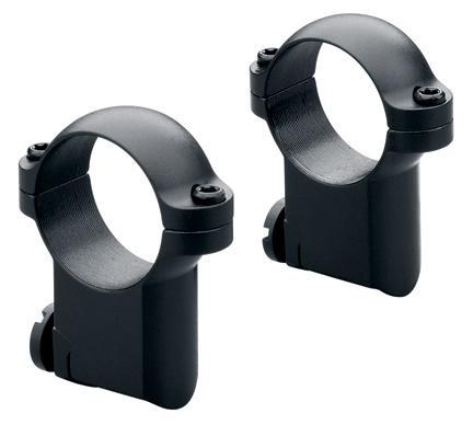 Leupold 2-Piece Solid Steel Ringmounts - Ruger No. 1 & 77/22 30mm High Gloss Black - Precision Shot Firearms