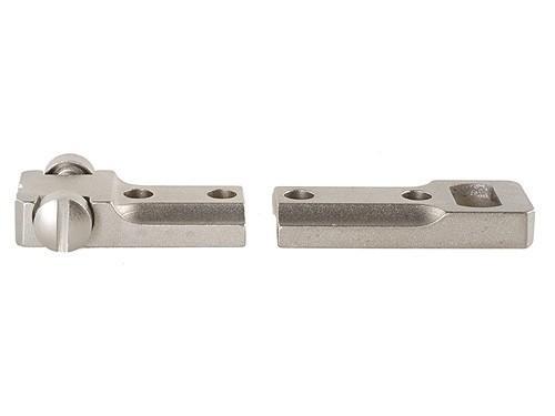 Leupold 2-Piece Standard Steel Base - Weatherby Mark V Reversible Front (RVF) Silver - Precision Shot Firearms