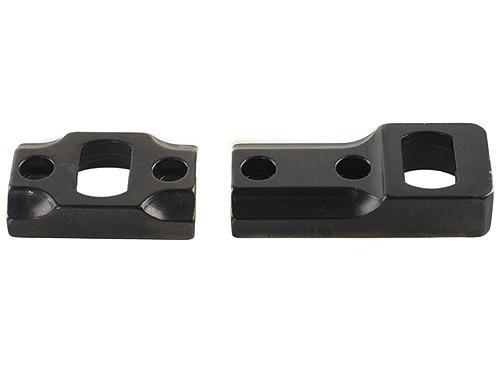 Leupold 2-Piece Dual Dovetail Base - Weatherby Mark V Gloss Black - Precision Shot Firearms