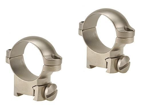 Leupold 2-Piece Solid Steel Ringmounts - Sako 1" Medium Silver - Precision Shot Firearms
