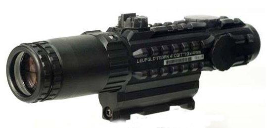 BLEMISHED Leupold Mark 4 CQ/T Rifle Scope - 1-3x14mm Circle Dot Reticle Matte - Precision Shot Firearms