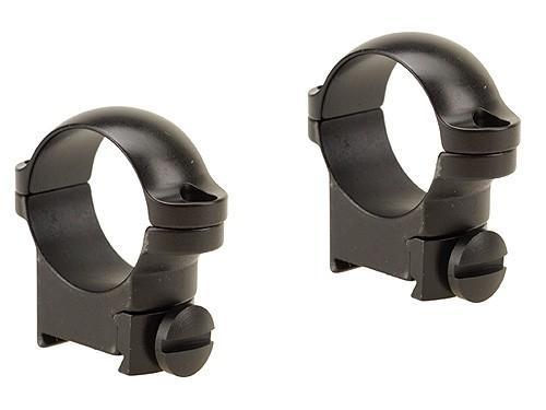 Leupold 2-Piece Solid Steel Ringmounts - Sako 1" Medium Matte Black - Precision Shot Firearms