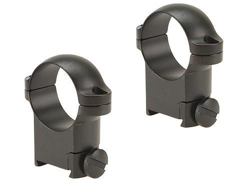 Leupold 2-Piece Solid Steel Ringmounts - Sako 1" High Matte Black - Precision Shot Firearms