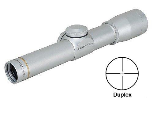BLEMISHED Leupold FX-II Handgun Scope - 2x20mm Duplex Reticle Silver - Precision Shot Firearms