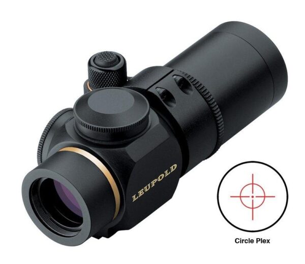 BLEMISHED Leupold Prismatic Hunting Shotgun/Muzzleloader Rifle Scope 1x14mm Illum. Circle Plex Reticle - Matte - Precision Shot Firearms