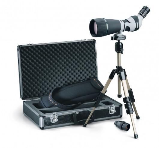 BLEMISHED Leupold Kenai 30x 25-60x80mm HD Angled Spotting Scope Kit - Gray/Black - Precision Shot Firearms
