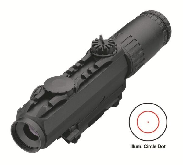 BLEMISHED Leupold Mark 4 CQ/T Rifle Scope - 1-3x14mm Illum. Circle Dot Reticle Matte - Precision Shot Firearms