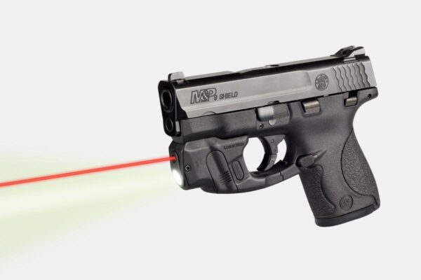 LaserMax CenterFire Light & Laser w/GripSense for S&W Shield 9mm .40 cal Red - Precision Shot Firearms
