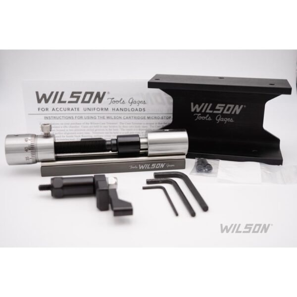 L.E. Wilson Case Trimmer Kit 17-45 - w/ Micro Adj Kit includes Stand & Clamp - Precision Shot Firearms