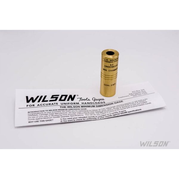 Wilson Brass Minimum Dimension Gage SAAMI Chamber .308 Win - Precision Shot Firearms