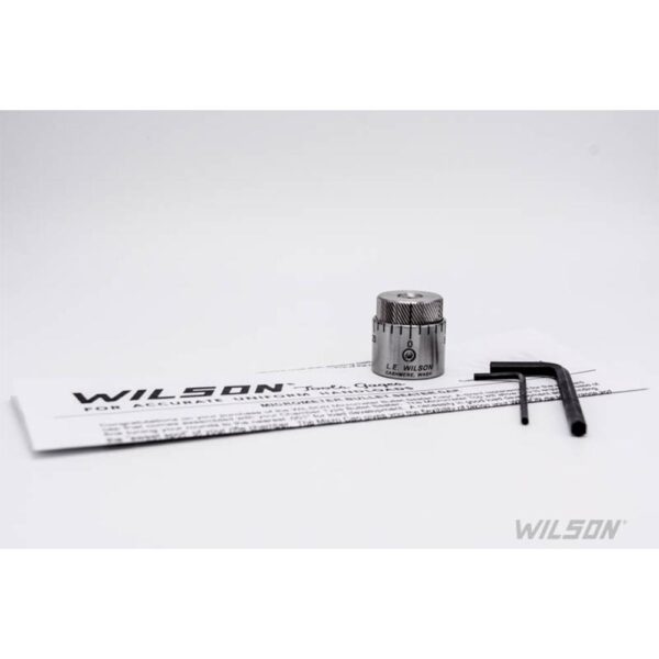 Wilson Stainless Steel Micro-Adjustable Bullet Seater Cap for Standard Inline Seater Die - Precision Shot Firearms
