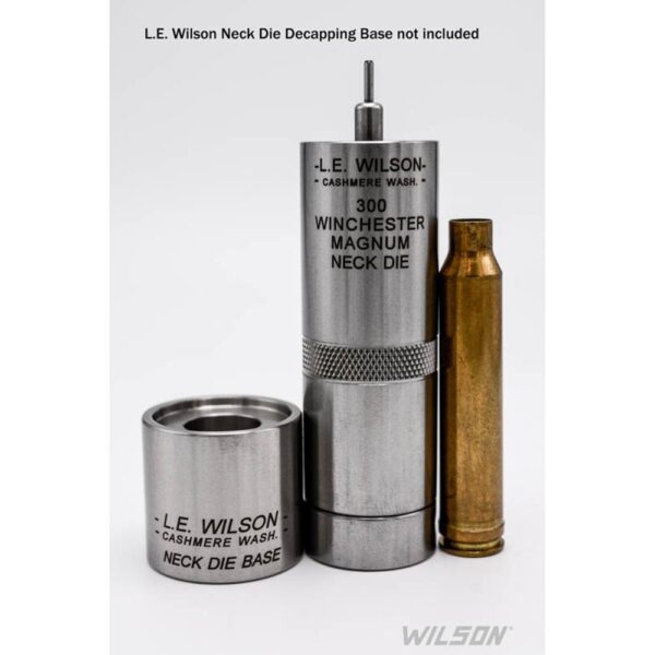 Wilson Stainless Neck Sizing Die Interchangeable Bushing Type 22/6mm/7mm/30 BR Bushing Sold SeparatelY - Precision Shot Firearms