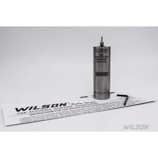 Wilson Stainless Neck Sizing Die Interchangeable Bushing Type 22/6mm/7mm/30 BR Bushing Sold SeparatelY - Precision Shot Firearms