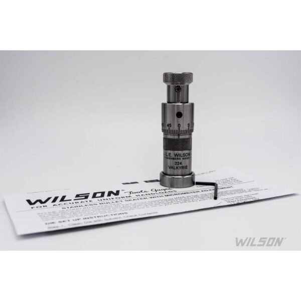 L.E. Wilson Stainless Steel Bullet Seater Die with Micrometer Adjustment 300 WSM - Precision Shot Firearms