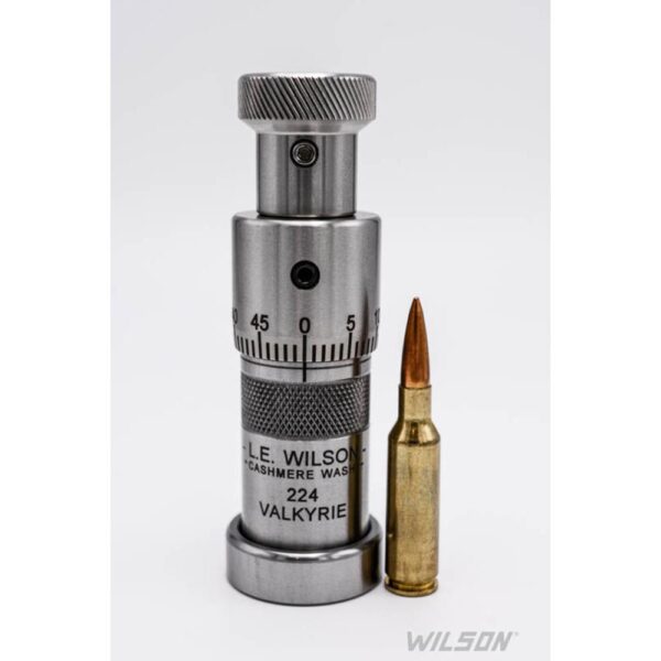 L.E. Wilson Stainless Steel Bullet Seater Die with Micrometer Adjustment 300 WSM - Precision Shot Firearms
