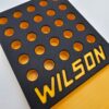 L.E. Wilson Reloading Tray with Bullet/Primer Cup .473" 25 Hole Black/Yellow - Precision Shot Firearms