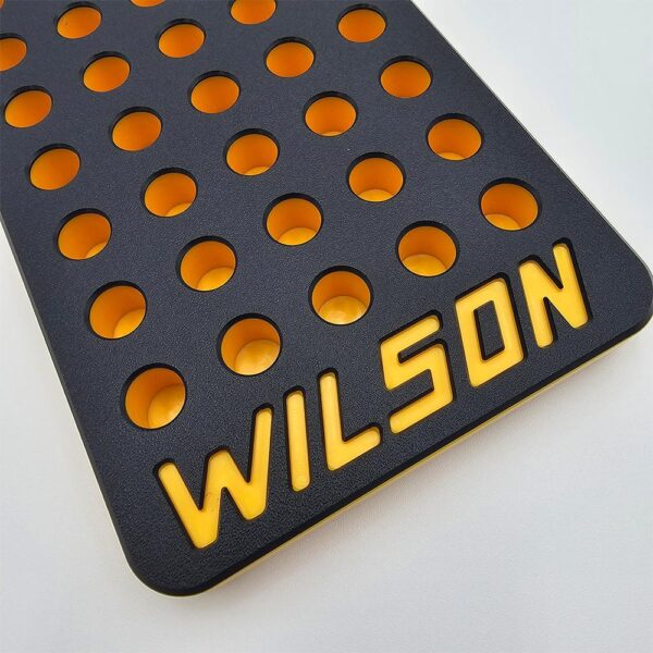 L.E. Wilson Reloading Tray .380" 50 Hole Black/Yellow - Precision Shot Firearms