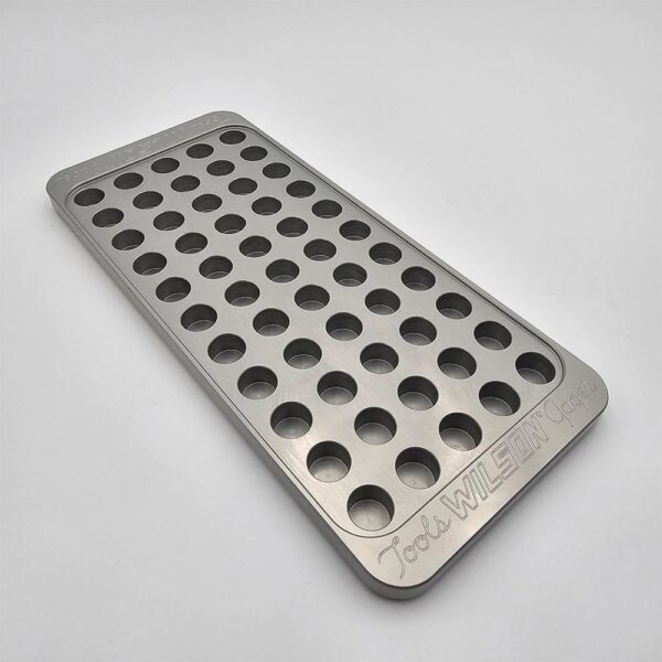 L.E. Wilson Billet Aluminum Reloading Tray .378" 55 Hole - Precision Shot Firearms