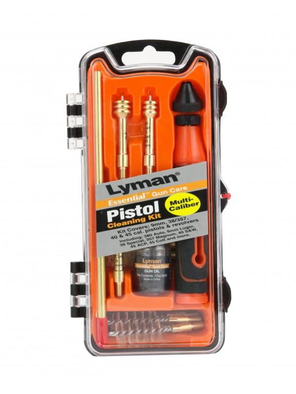 Lyman Essential Pistol Cleaning Kit 9mm 40cal & 45ACP - Precision Shot Firearms