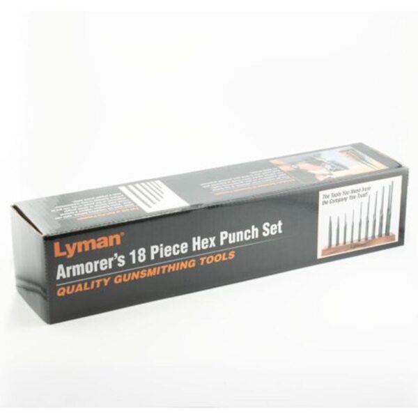 Lyman Armorers 18 Piece Hex Punch Set with Stand - Precision Shot Firearms