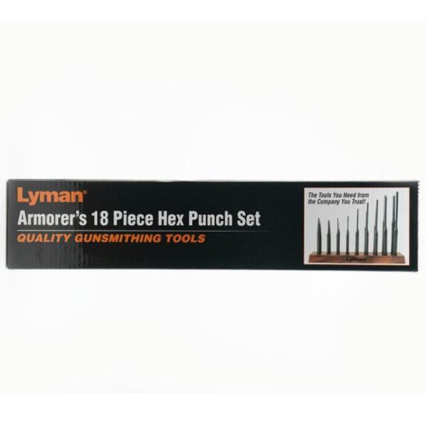 Lyman Armorers 18 Piece Hex Punch Set with Stand - Precision Shot Firearms