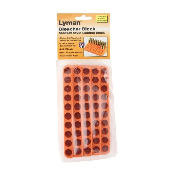 Lyman Bleacher Loading Block for Rifle .565 Hole Size - 50/rds - Precision Shot Firearms