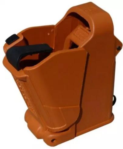 Maglula UpLULA Universal Pistol Mag Loader/Unloader 9mm TO .45 cal - Orange Brown - Precision Shot Firearms