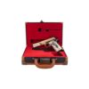 EAA Girsan MC1911 Gold Lux Handgun .38 Super 9rd Magazines(2) 5" Barrel Engraved Slide and Grips Luxury Case - Precision Shot Firearms