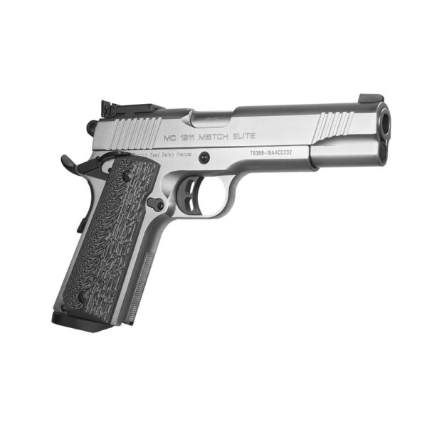 EAA Girsan MC1911 Match Elite Handgun .45 ACP 8rd Magazine 5" Barrel Chrome Frame - Precision Shot Firearms