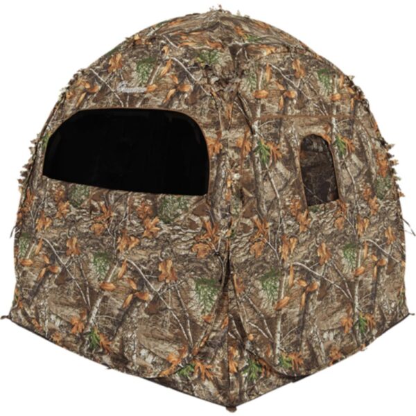 Ameristep Doghouse Fire Retardant Dog Blind Mossy Oak Break Up Country - Precision Shot Firearms