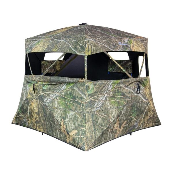 Ameristep Banshee Wide Bottom Extreme Fire Retardant Ground Blind Mossy Oak Country DNA XL - Precision Shot Firearms