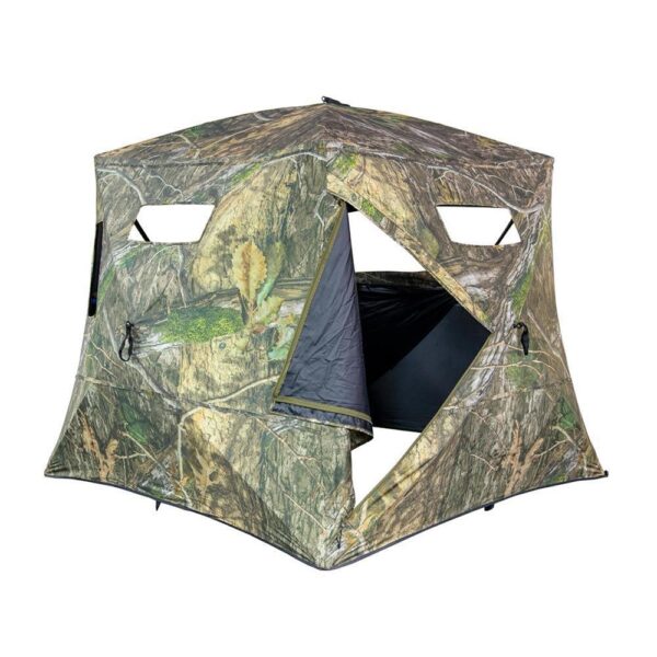 Ameristep Banshee Wide Bottom Extreme Fire Retardant Ground Blind Mossy Oak Country DNA XL - Precision Shot Firearms