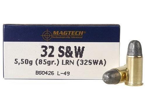 MagTech Handgun Ammunition .32 S&W 85 gr LRN 680 fps 50/box - Precision Shot Firearms