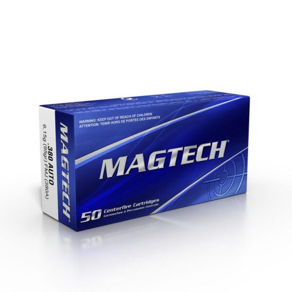 Magtech Shooting Sport FMJ Ammo .380 ACP 95gr 1000/ct - Precision Shot Firearms