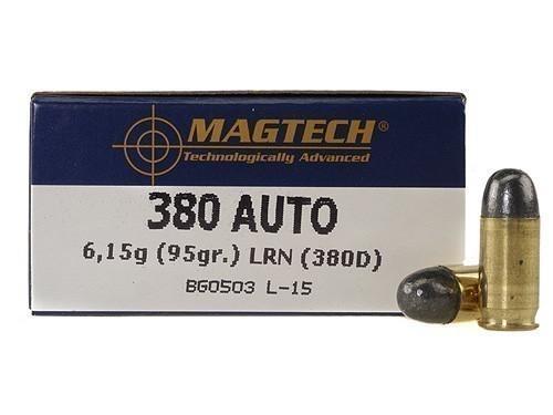 MagTech Handgun Ammunition .380 ACP 95 gr LRN 951 fps 50/box - Precision Shot Firearms
