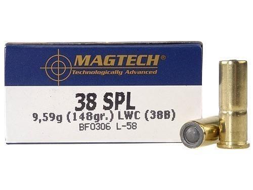 MagTech Handgun Ammunition .38 Spl 148 gr LWC 710 fps 50/box - Precision Shot Firearms