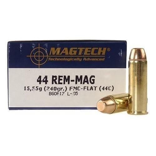 MagTech Handgun Ammunition .44 Mag 240 gr. FMJ 1180 fps 50/ct - Precision Shot Firearms